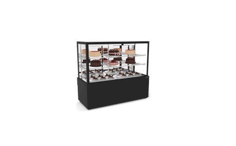 Vitrine Refrigerada 1,45m Titanium Premium 2P VTPRR-1450 Preta Refrimate - Iluminação LED
