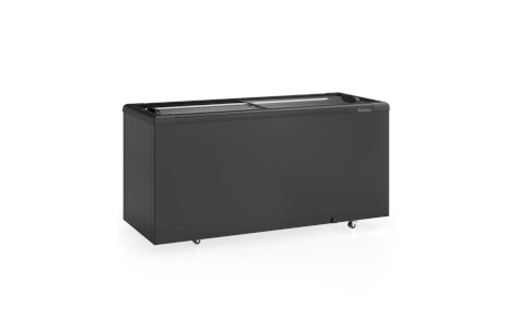 Freezer Horizontal 500L 1,69m 2 Tampas GHD-500 LB PR All Black Gelopar