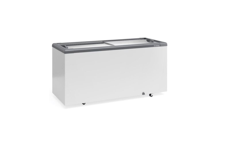 Freezer Horizontal 500L 1,69m 2 Tampas GHD-500 CZ Cinza Gelopar