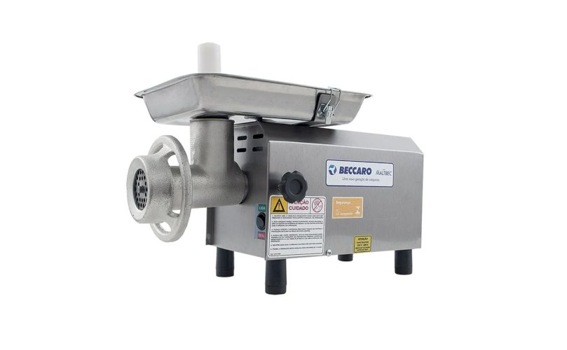 Picador/Moedor de Carne Boca 8 PBM08I Inox Beccaro